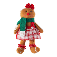 FOR LIVING Tabletop Gingerbread Shelf Sitter, Female, 18-in Front_Flat