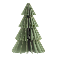 CANVAS Canadian Christmas Collection Small Paper Tabletop Tree, 10-in Front_Flat