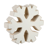 CANVAS White Christmas Collection Wooden Snowflake Christmas Decoration, 2-pk Front_Angled_Right