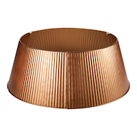 Cache-pied d'arbre de Noël évasé CANVAS Collection Célébrations à la maison, bronze, 27 po Front_Elevated