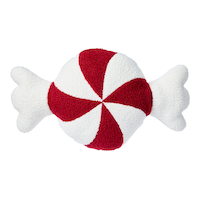 CANVAS Santa's Workshop Collection Peppermint Candy Cushion/Throw Pillow, 20.5-in Front_Flat