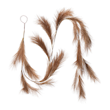 Guirlande de pampas brune, collection tendance Célébrations à la maison CANVAS, 6 pi Front_Flat