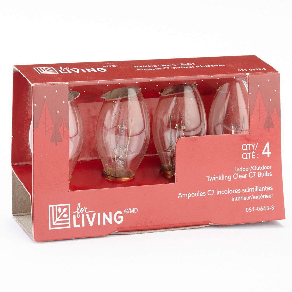 For Living C7 Replacement Bulbs, Clear TW Canadian Tire