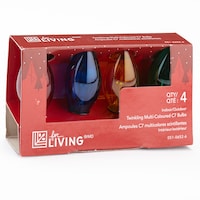 For Living C7 Christmas Replacement Bulbs, Multi Front_Elevated