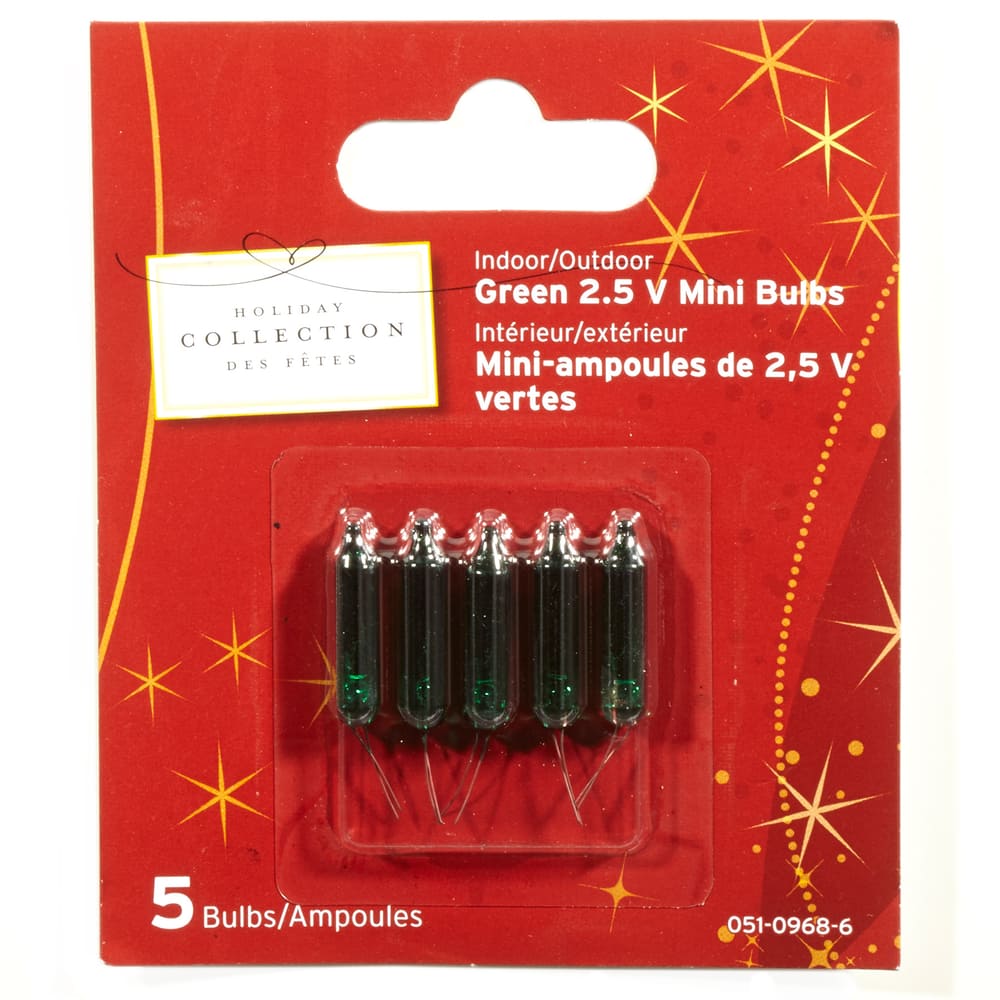 Home Collection 2 5v Mini Incandescent Replacement Christmas Bulbs