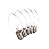 Ampoules de rechange des fêtes For Living, 25 ampoules incandescentes C9, couleurs variées Composite_or_Mixed