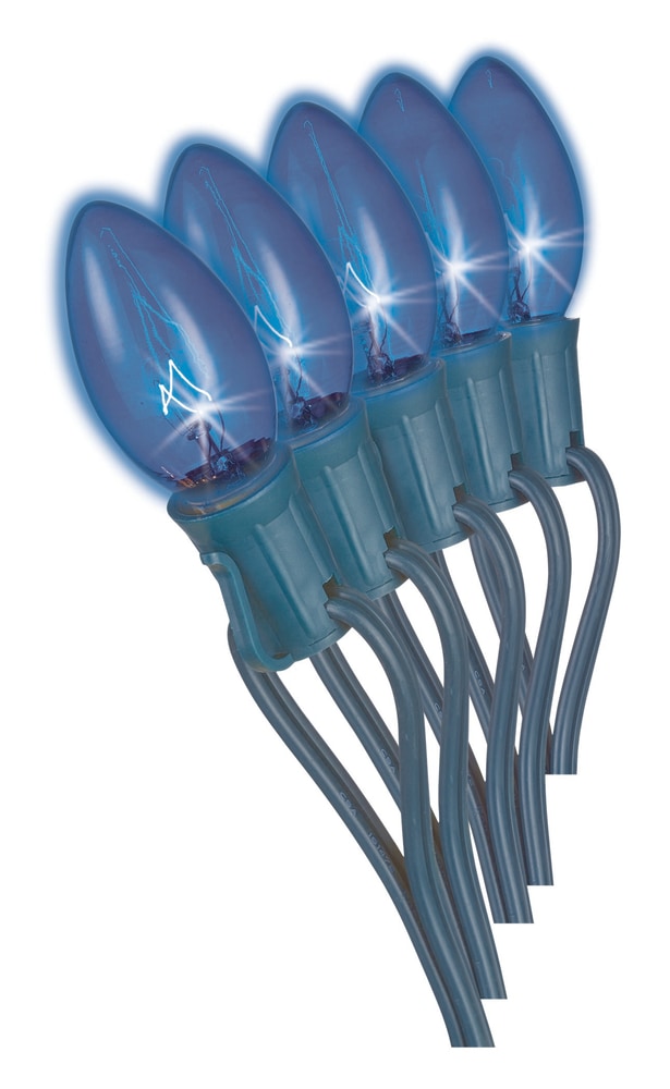 For Living 25 Indoor/Outdoor C9 Full Size Incandescent Christmas Lights