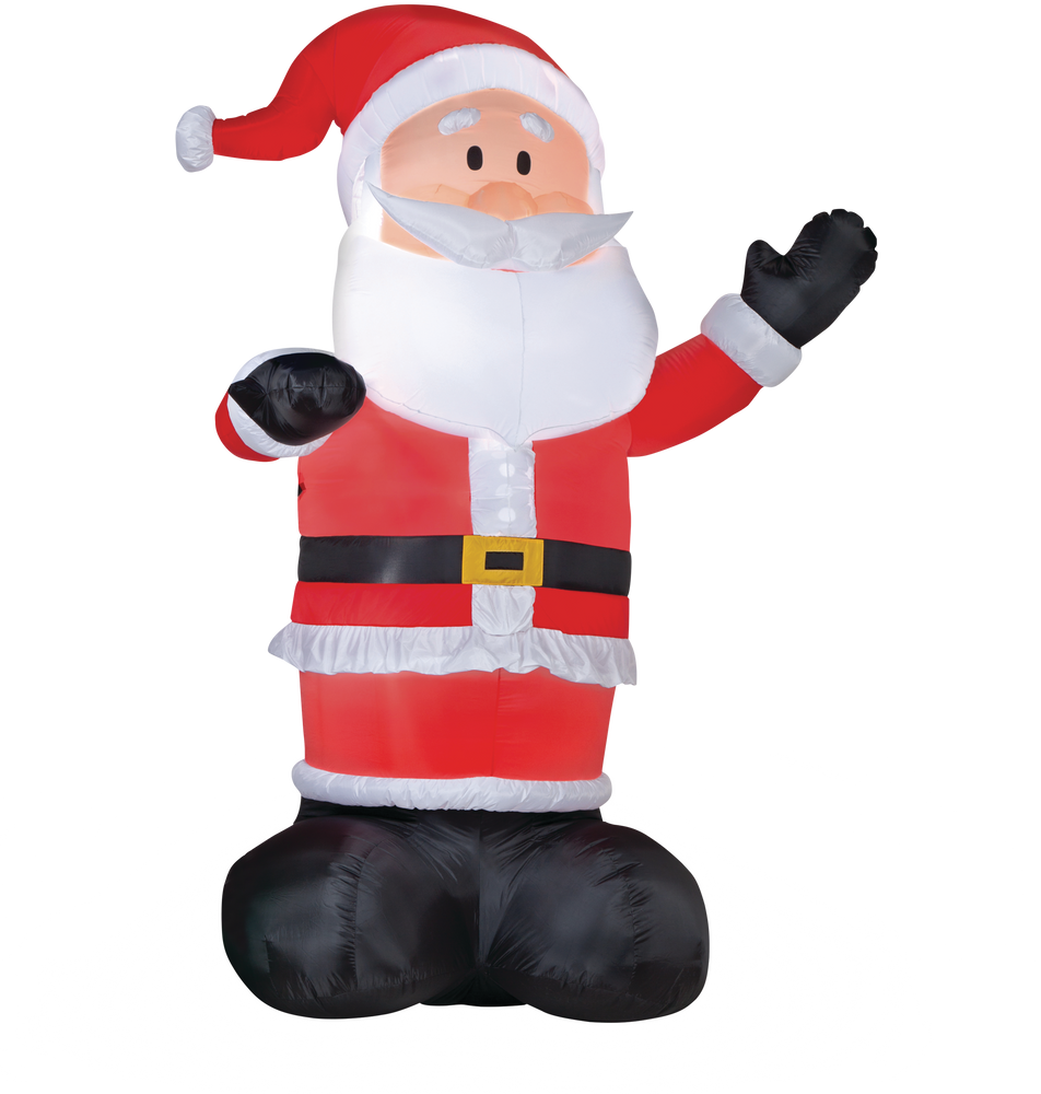 Holiday Time Blow Up Silver Jingle Bells 24 inch Christmas Inflatable ...