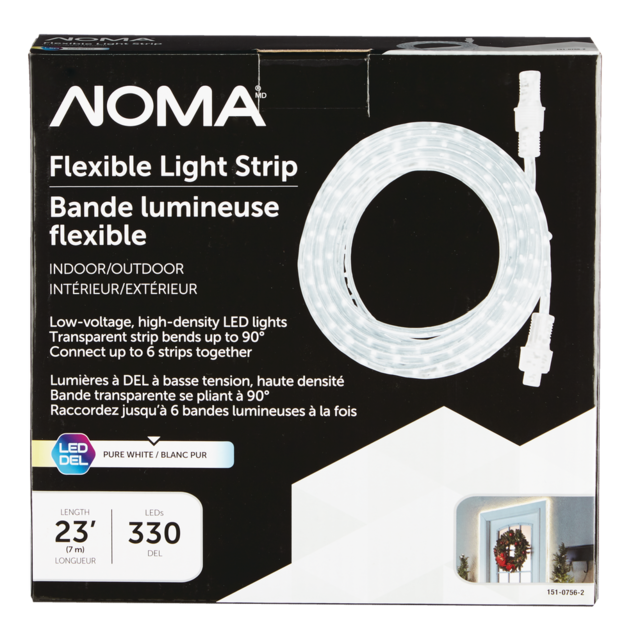NOMA 23' LED Rope Lights, Pure White Canadian Tire