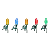 NOMA Quick-Clip 25 C9 LED Christmas Lights, Multicoloured CloseUp