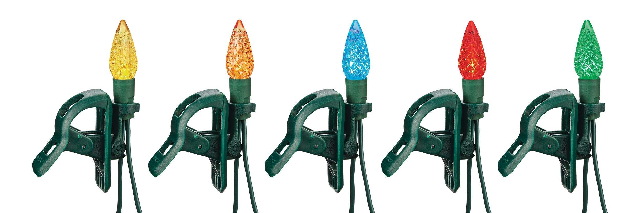 NOMA Quick-Clip C6 LED 50 Lights, Multicoloured Front_Angled_Left
