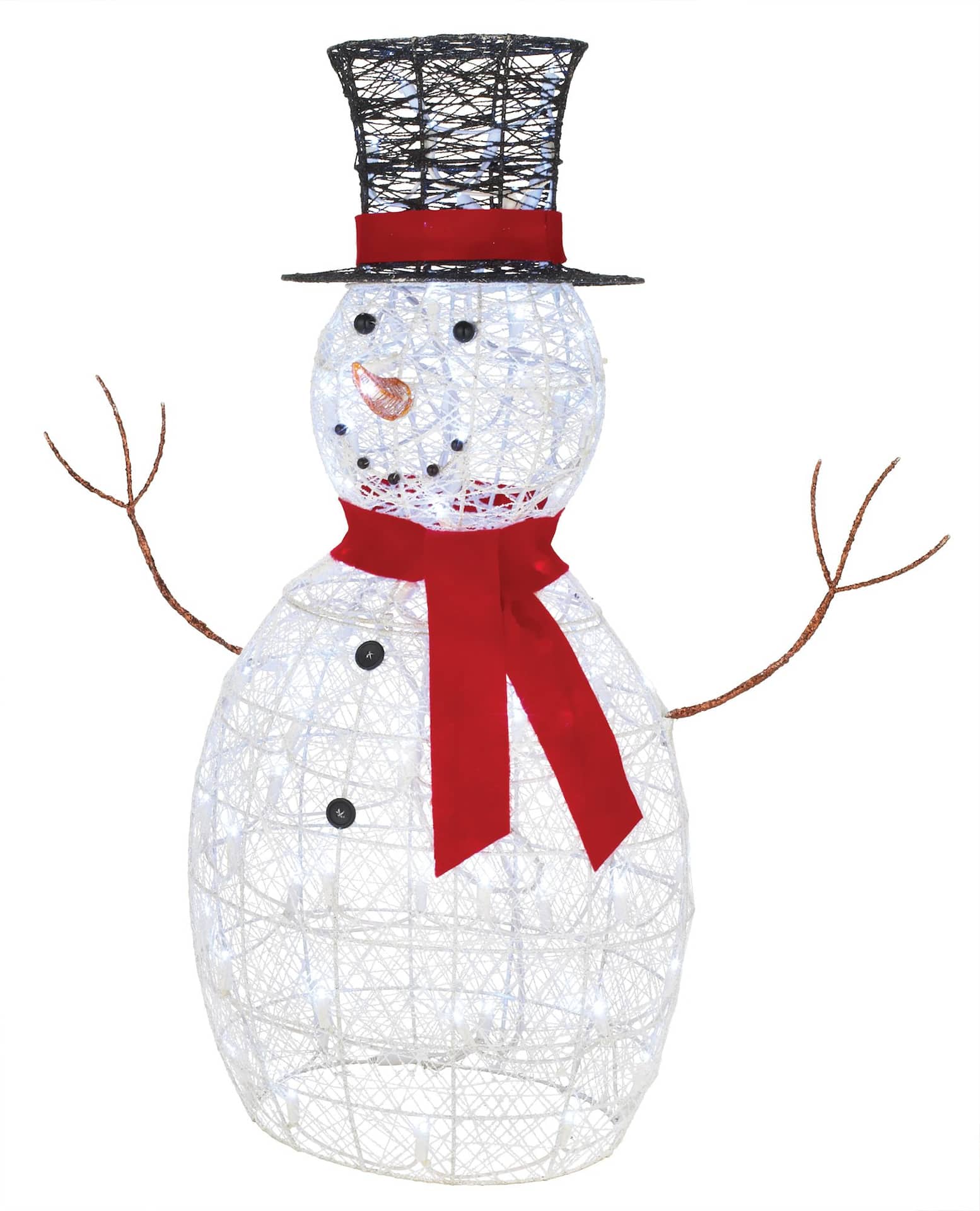 NOMA Pre-Lit Yarn Snowman Wireform, 3-ft | Canadian Tire