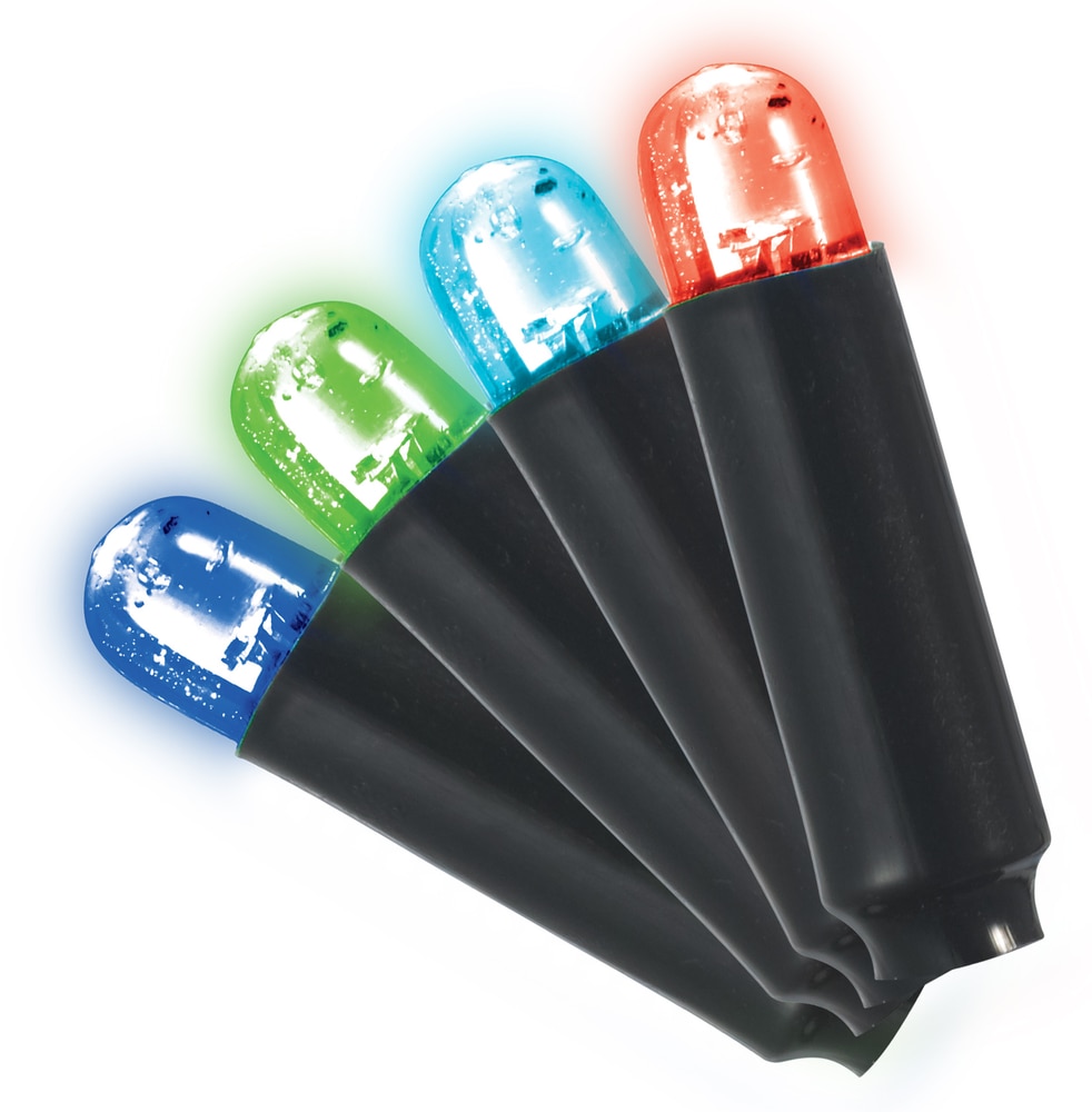 NOMA 35 Indoor Twinkling LED Rice Christmas Lights, MultiColour