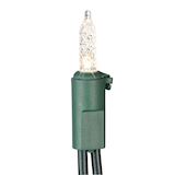 Mini lumières de Noël à DEL d'intérieur NOMA, blanc chaud, 35 ampoules, 12 pi CloseUp