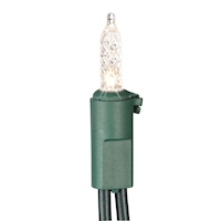 Mini lumières de Noël à DEL d'intérieur NOMA, blanc chaud, 35 ampoules, 12 pi CloseUp