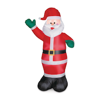 Gemmy Airblown®  Santa Christmas Decoration Front_Angled_Left