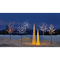 Arbre à brindilles CANVAS, blanc pur, 5 pi Composite_or_Mixed