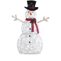 CANVAS Arctic White Snowman, LED, 5' (1.5 m)