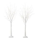 CANVAS Wireform Birch Tree Christmas Decoration, 2-pk Front_Flat
