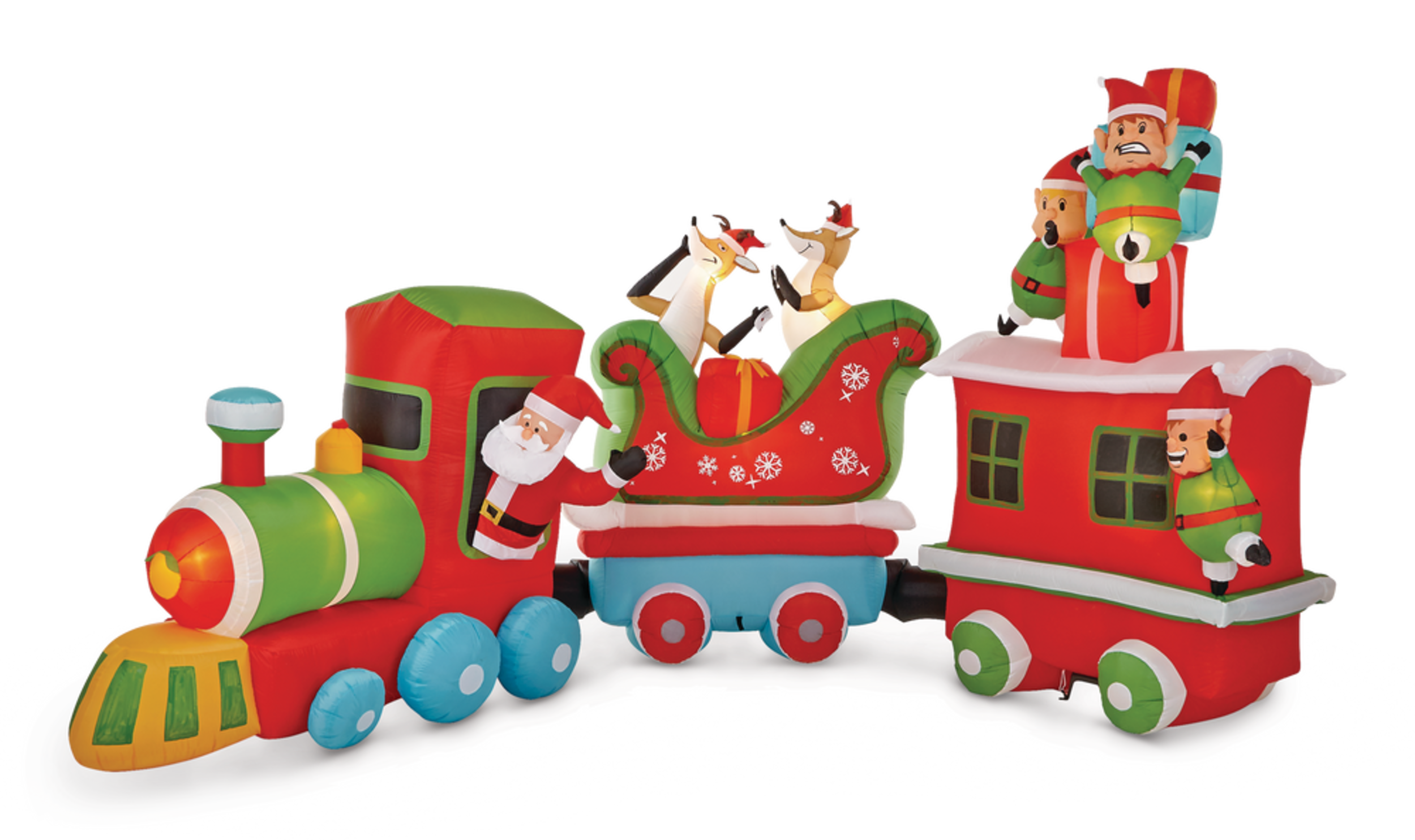 Gemmy Airblown® Colossal Inflatable Christmas Train Christmas