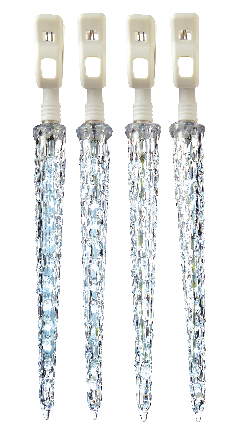 NOMA QuickClip Christmas Lights Icicle Lights, Pure White, 10pk Canadian Tire