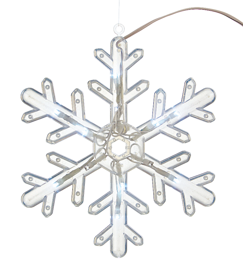 large light up snowflakes outdoor