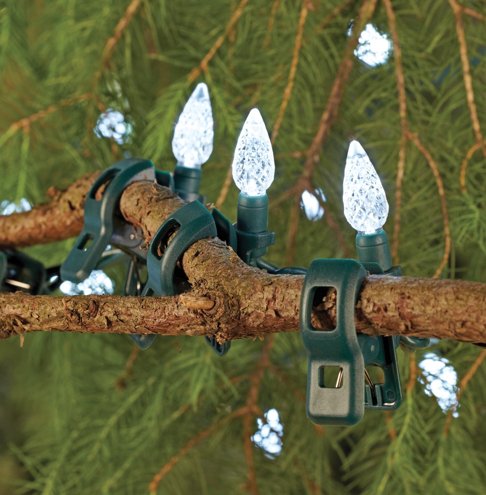 NOMA 50 Outdoor C6 LED Quick Clip Christmas Light, Cool White Canadian Tire