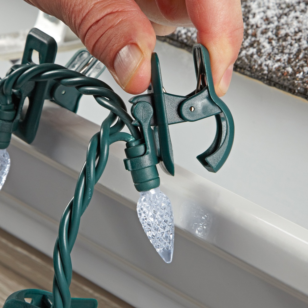 NOMA 50 Outdoor C6 LED Quick Clip Christmas Light, Cool White Canadian Tire