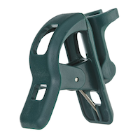 NOMA Quick-Clip 8 C6 Clips for Christmas Lights, Green Front_Three_Fourths_Angled_Left