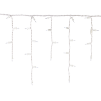NOMA Icicle LED Lights, 70-pc, Pure White CloseUp