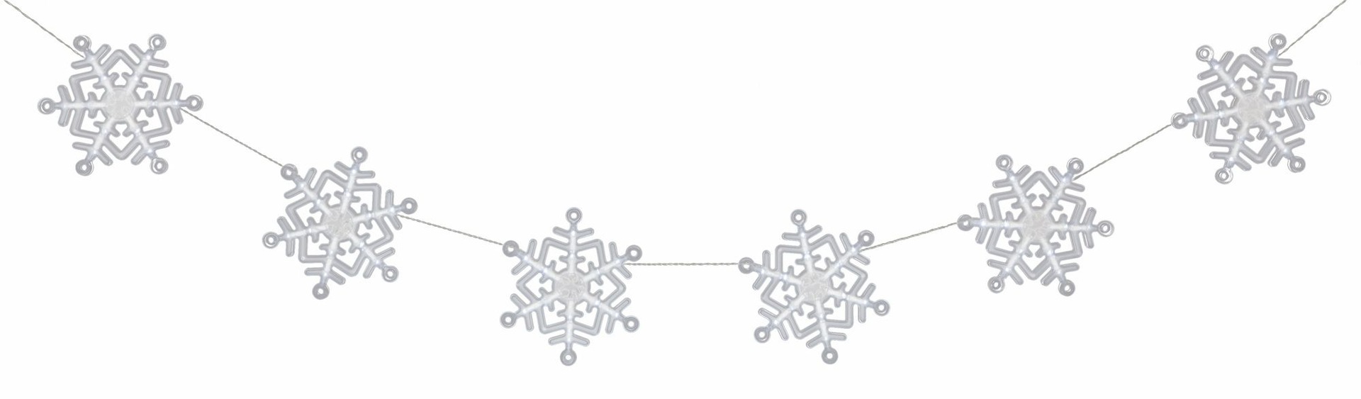 NOMA 35 Interlocking Mini LED Snowflake Christmas Lights, Pure White Canadian Tire