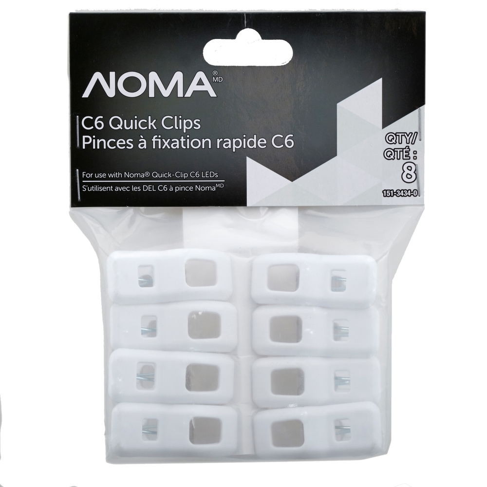 NOMA Quick Clip C6 White Replacement Clips Canadian Tire