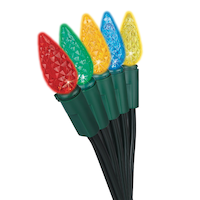 Lumières d'extérieur à DEL C6 For Living Winterguard, multicolore, paq. 200 CloseUp