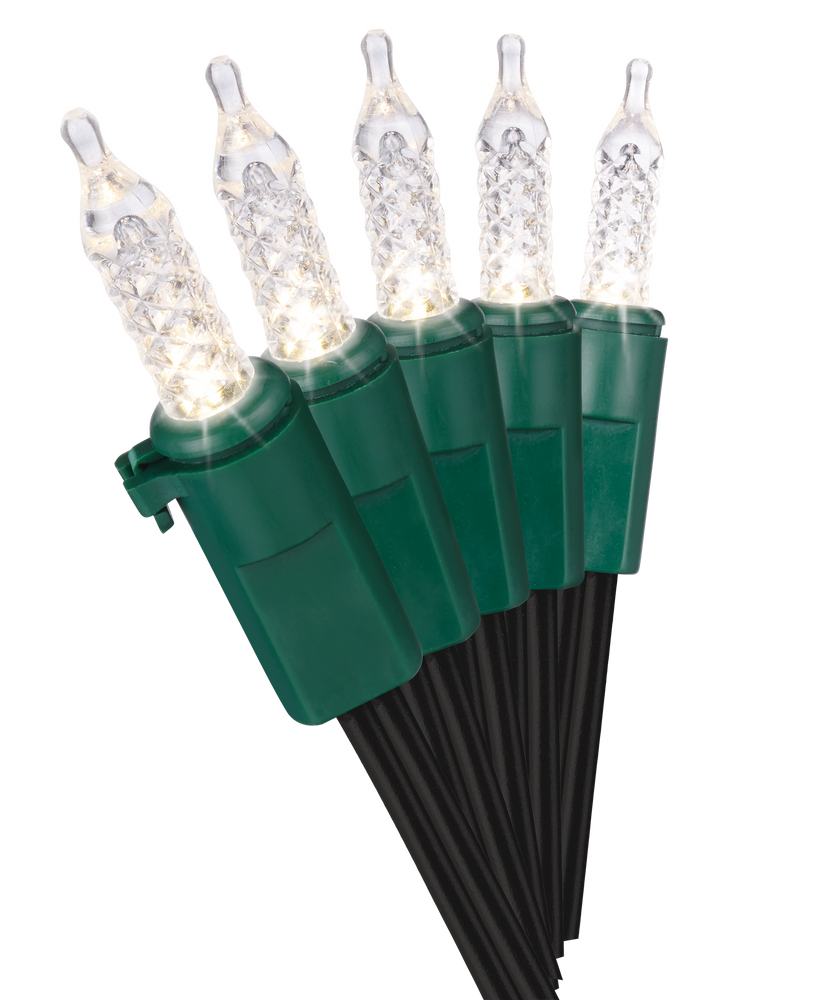 For Living Outdoor Christmas Lights, 100 Mini LED Lights, Warm White