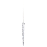 For Living 8 LED Icicle Lights, Pure White, 7-ft (2.1 m) CloseUp