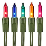 Mini lumières de Noël incandescentes pour l'intérieur For Living, 23 pi, multicolore, 100 CloseUp