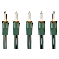 For Living Outdoor 400 Mini Incandescent Christmas Lights, Clear CloseUp