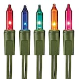 Mini-lumières incandescentes de Noël d'intérieur For Living, 46 pi, multicolore, 200 CloseUp