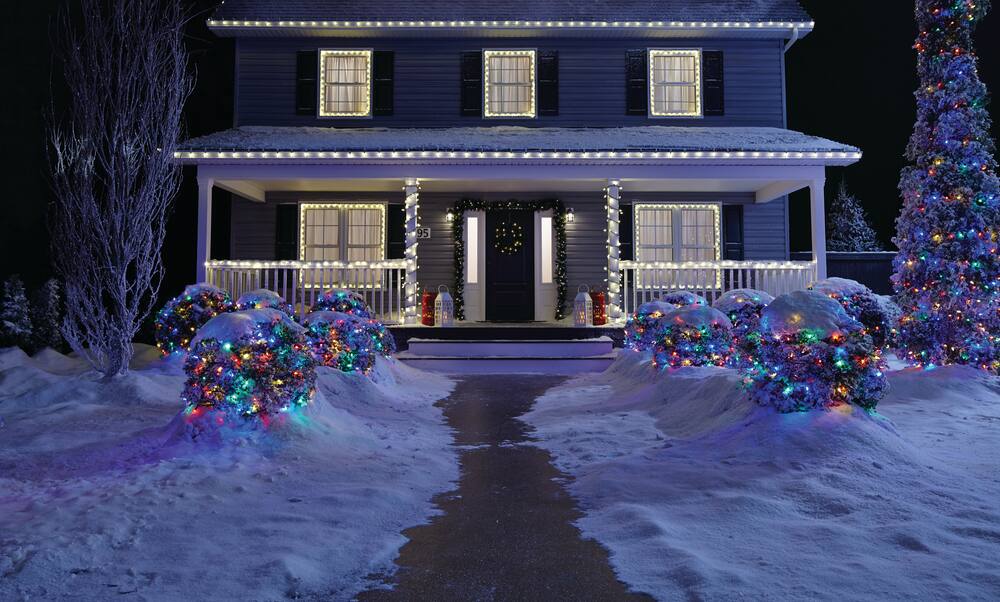 pure white led christmas lights