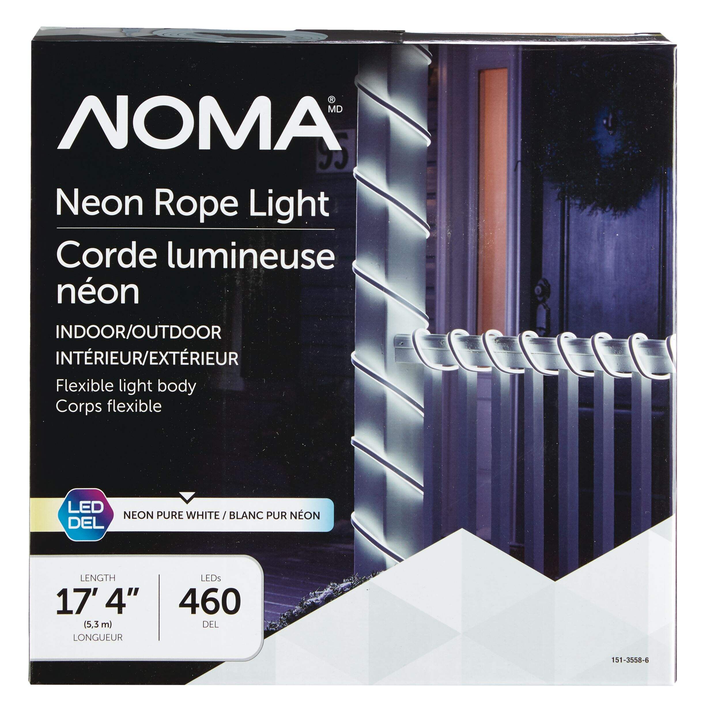 NOMA 16' Neon Rope Lights, Pure White Canadian Tire
