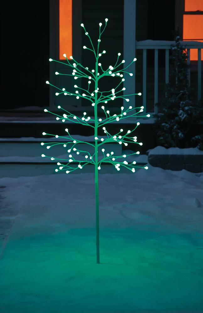 Canvas Led Colour-changing Tree, 5-ft 