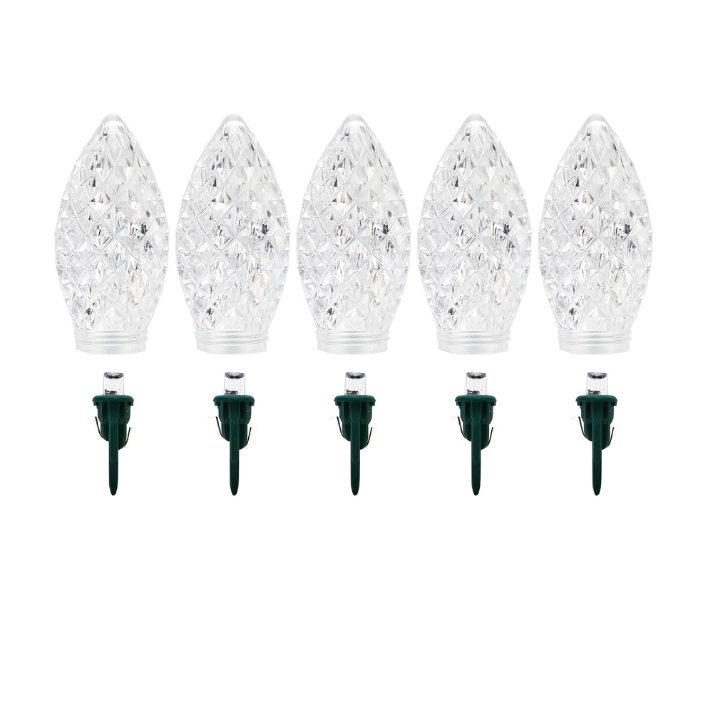 NOMA C9 Christmas Lights Replacement Bulbs, 5 LED Lights, Warm White Canadian Tire