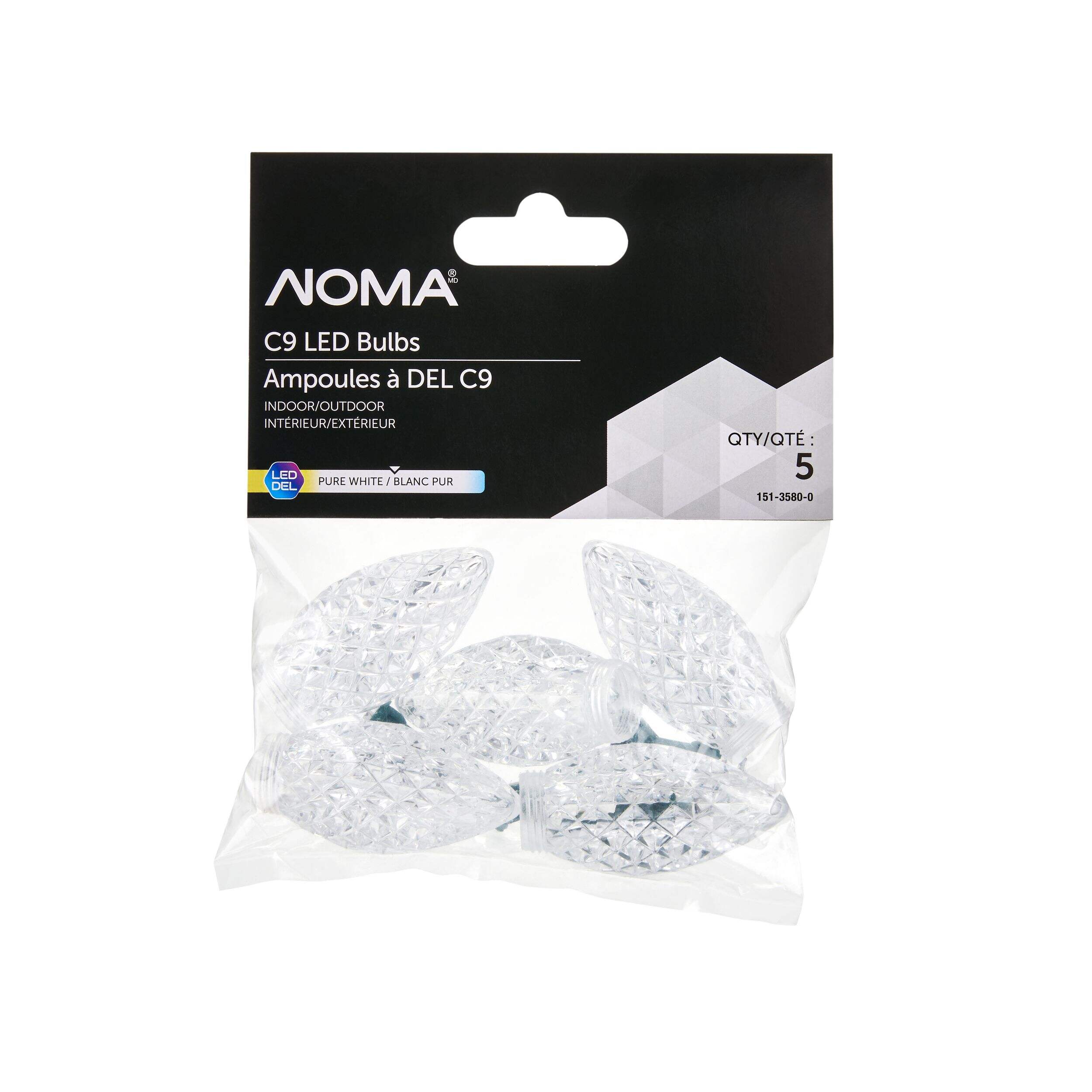 NOMA C9 LED Replacement Bulbs, Pure White Canadian Tire