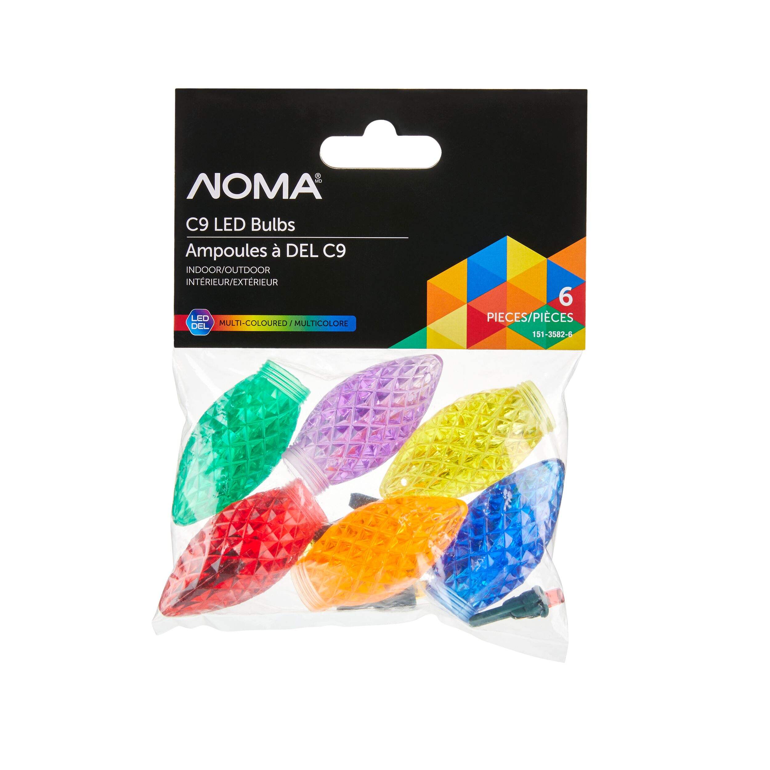 NOMA C9 LED Replacement Bulbs, Multicoloured Canadian Tire