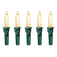 Mini-ampoules à DEL de rechange pour guirlandes de Noël NOMA, blanc chaud