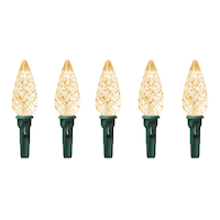 Ampoules à DEL C6 de rechange pour guirlandes de Noël For Living, blanc chaud Front_Flat