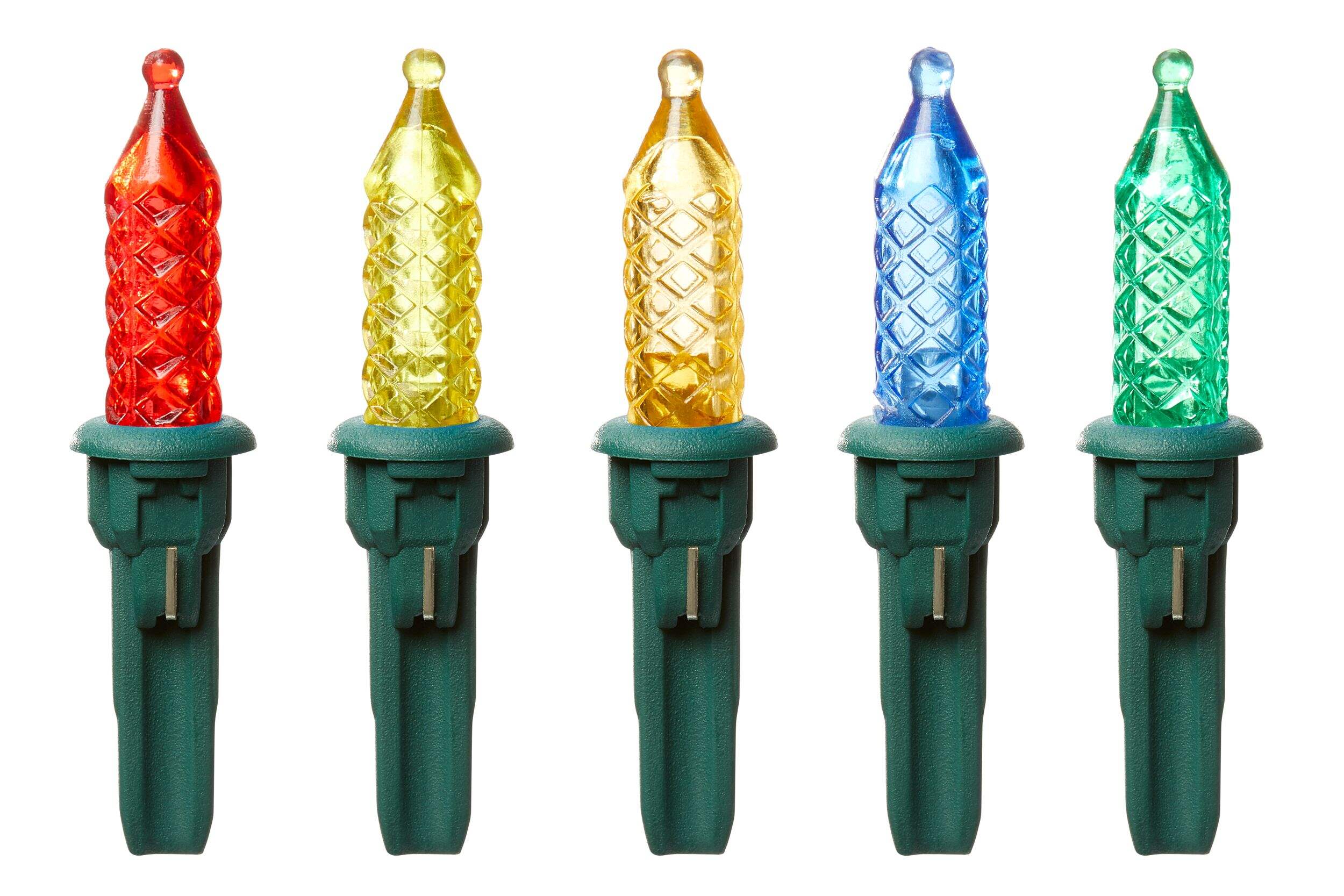 Mini-ampoules à DEL de rechange pour guirlandes de Noël For Living, multicolore Front_Flat