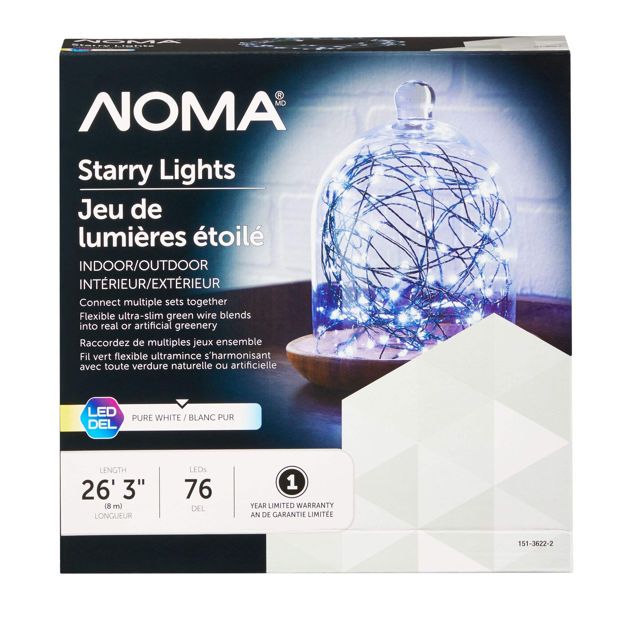 NOMA 25' Starry LED Lights, Pure White Canadian Tire