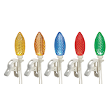 Lumières à DEL C9 à fixation rapide NOMA, multicolore, paq. 25 CloseUp