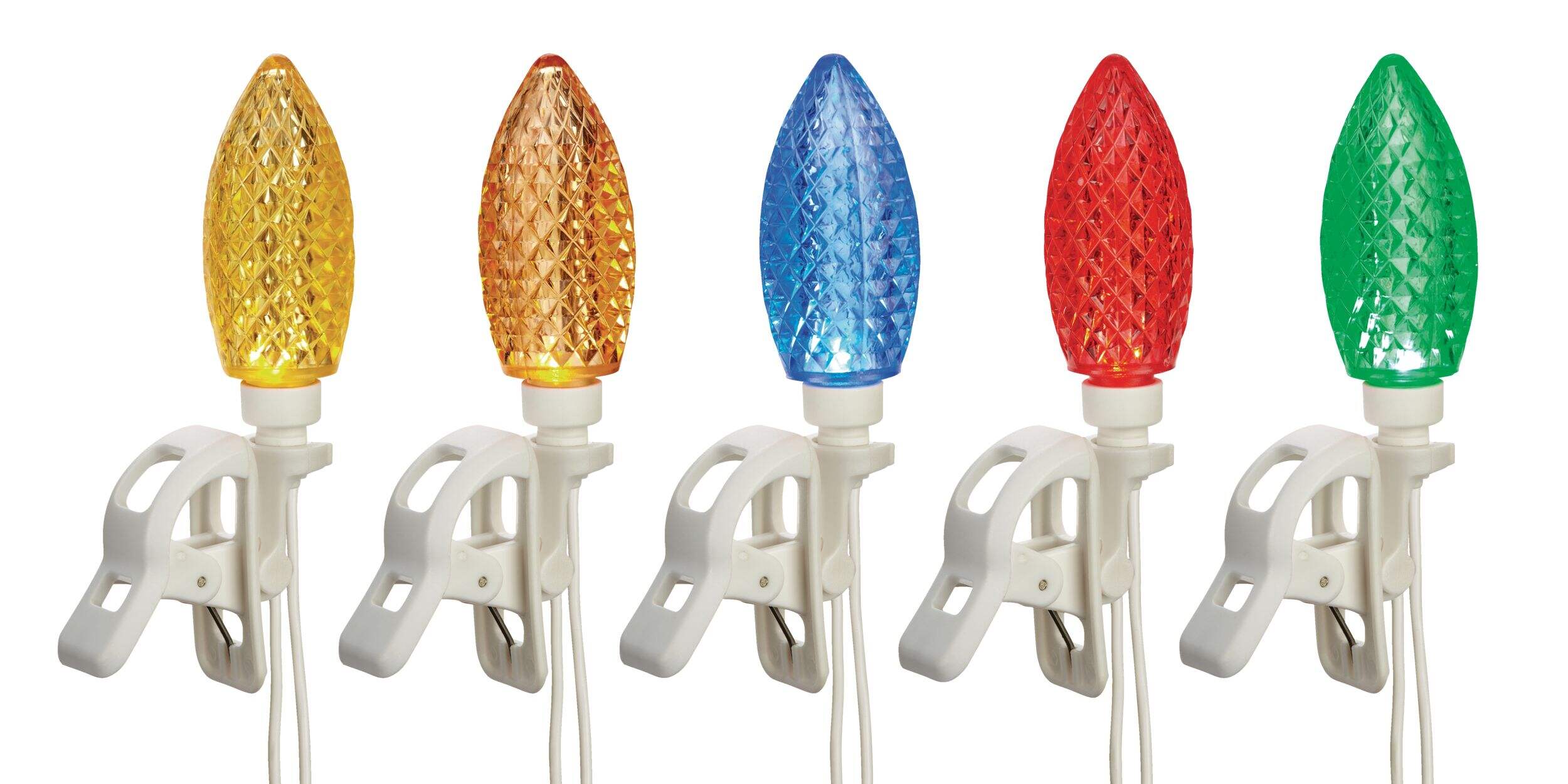 NOMA Quick-Clip 25 C9 LED Lights, Multicolour CloseUp